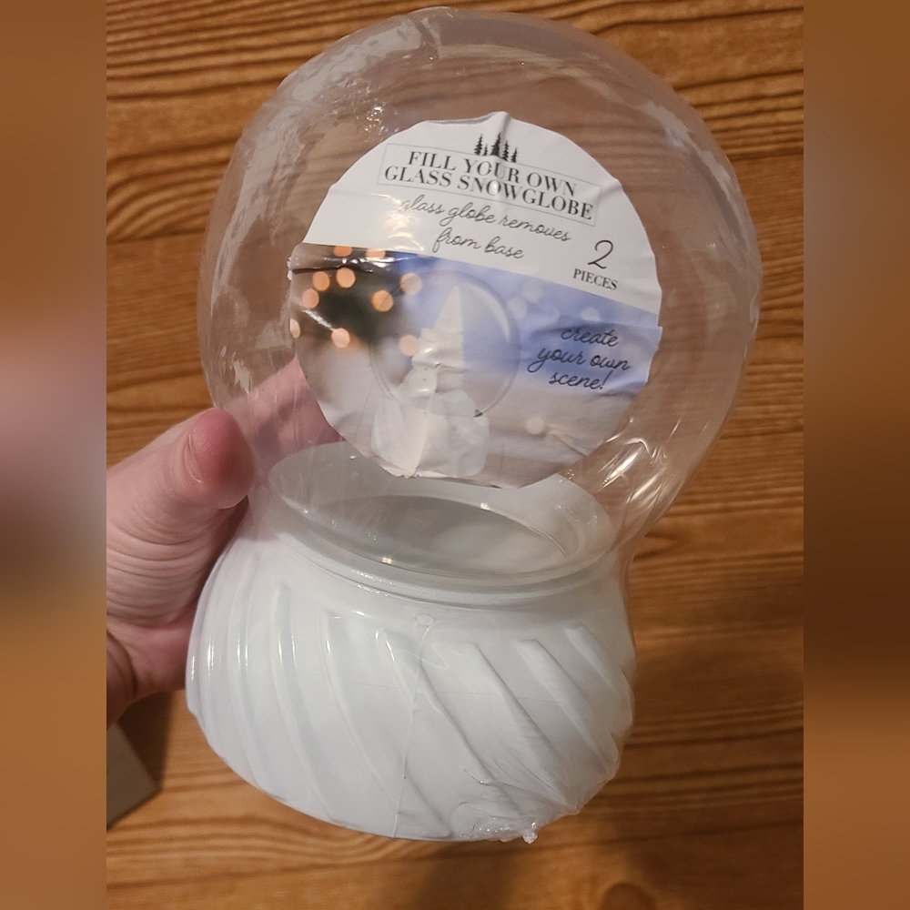 Target Glass Snow Globe White - Picture 2 of 3